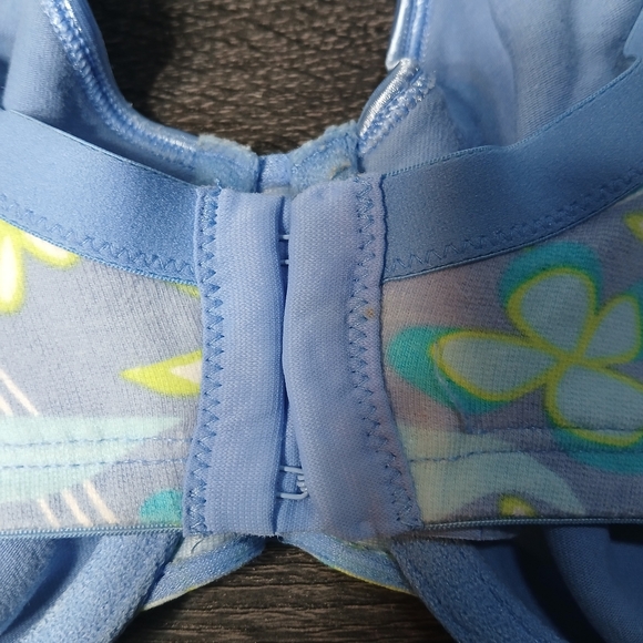 Cacique Floral Cotton Unpadded Underwire Bra 38DD - Picture 6 of 16